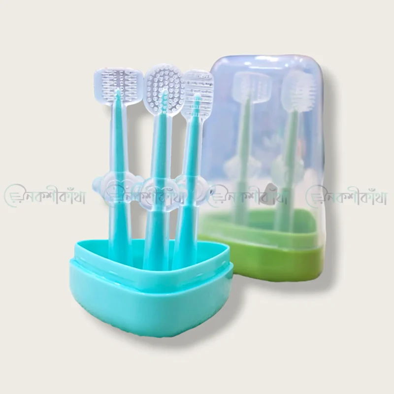 Baby 3-Piece Oral Care Silicone Set - Image 2