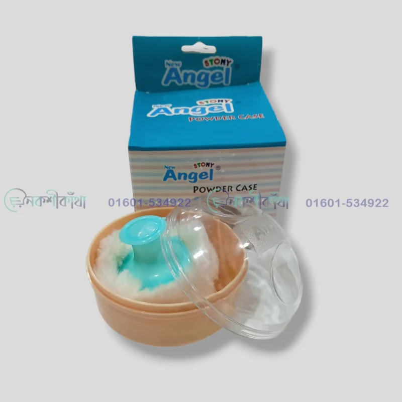 Baby Powder Case With Puff - Angel - Image 3