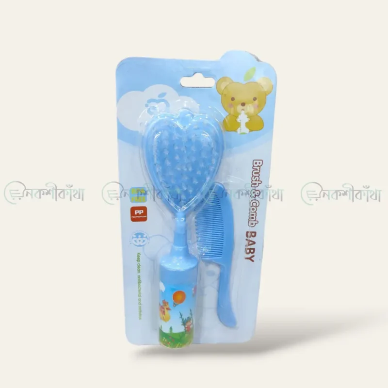 Baby Hair Brush & Comb Soft Musical Rattle - Image 2