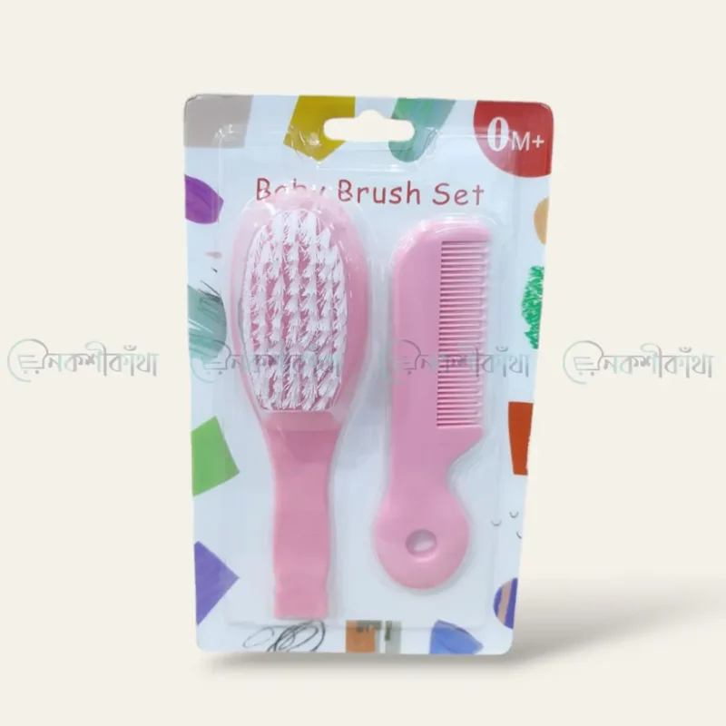 Baby Hair Brush & Comb Soft Musical Rattle