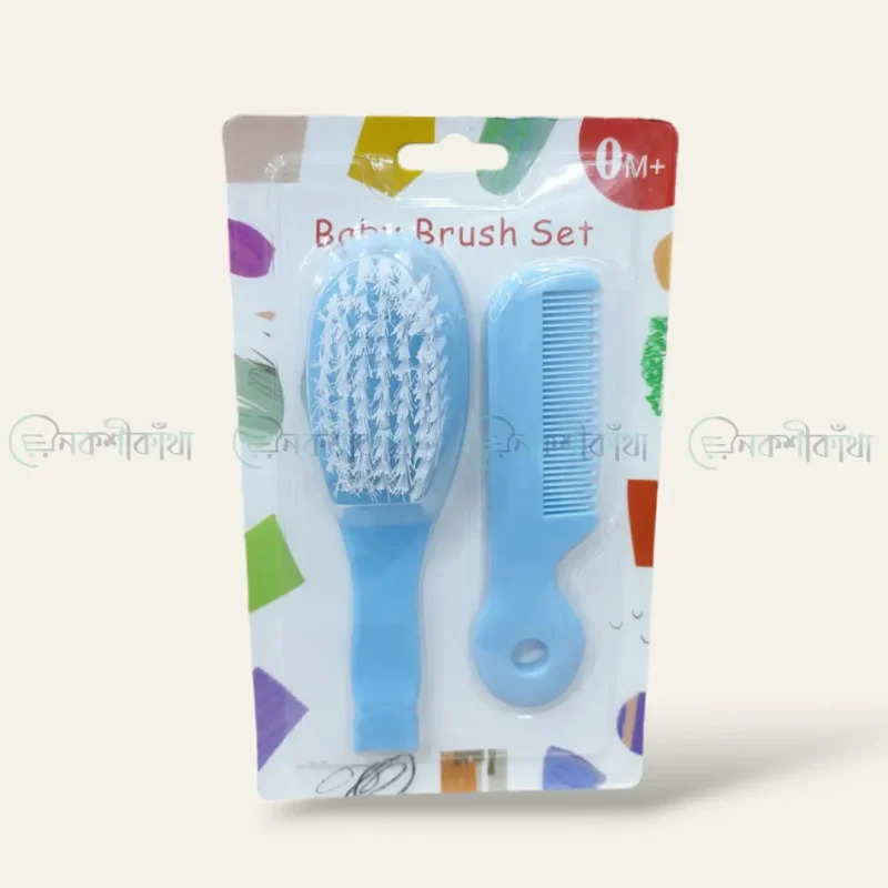 Baby Hair Brush & Comb Soft Musical Rattle - Image 4