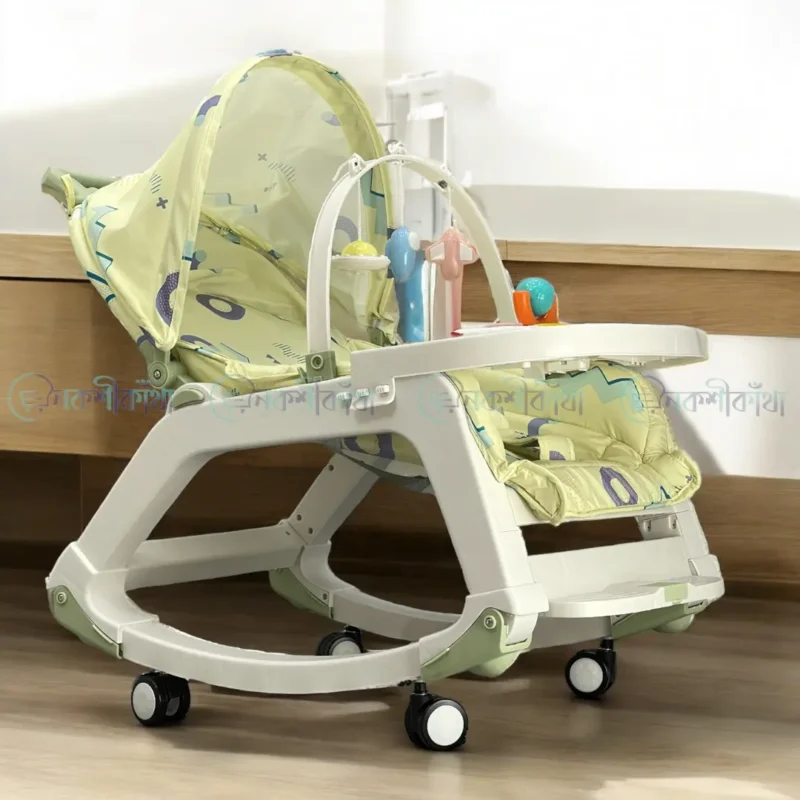 5 IN 1 Baby Dining Chair with Multi Position Recline - Image 6