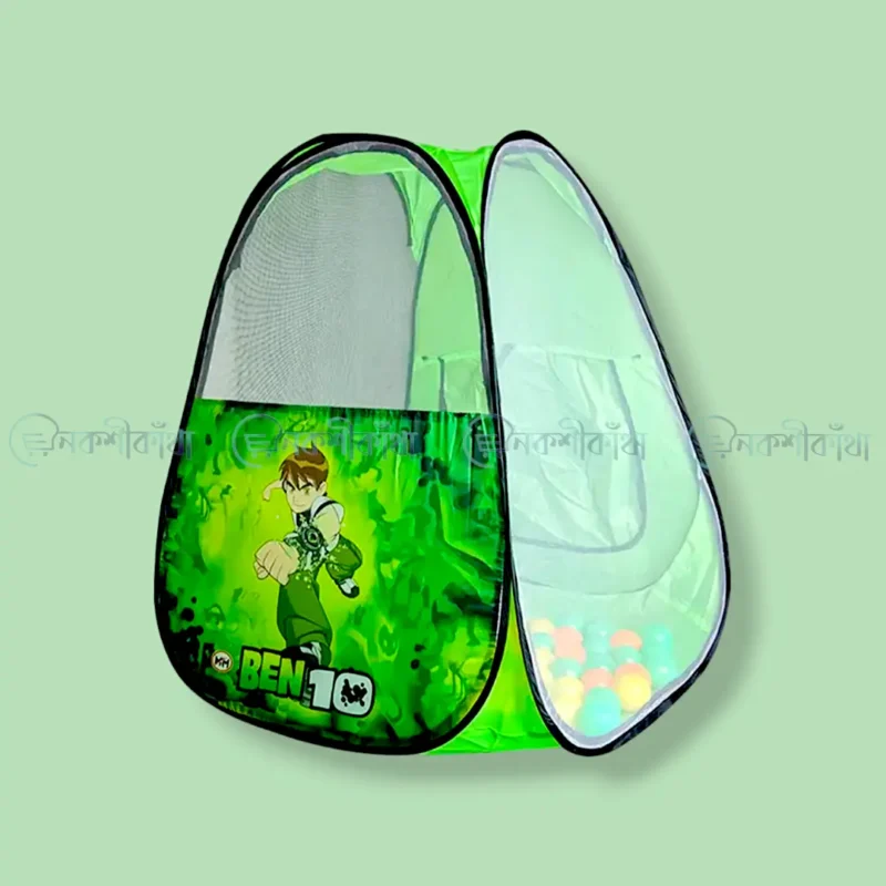 Tent Play House Toy With Balls for Kids - Ben 10 - Image 2