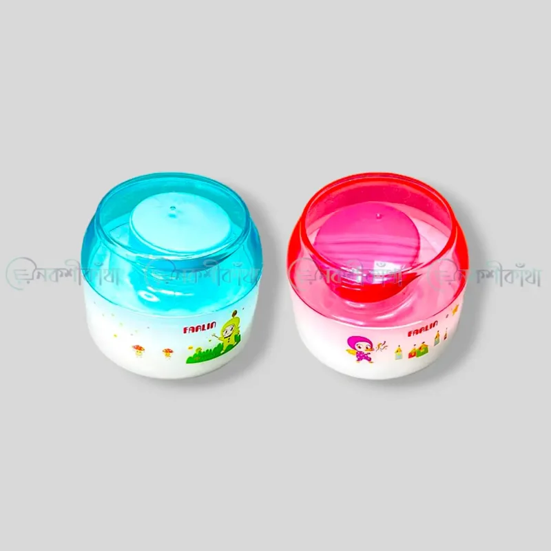 Baby Powder Case With Puff - Farlin - Image 2