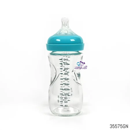 Momeasy 240mL Wide Neck Glass Bottle | BPA Free & Anti-Colic - Image 2