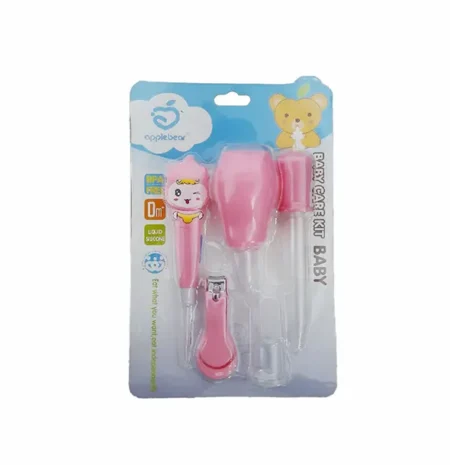 Apple Bear Baby Dropper Set 5Pcs – Safe & Essential Baby Care Kit