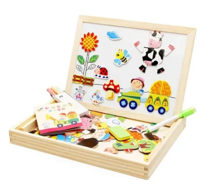 8-in-1 Wooden Traffic Matching Board for Kids – Educational Traffic Learning Toy - Image 2