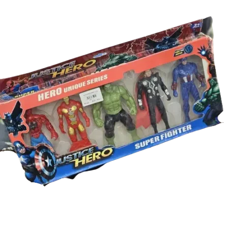Avengers Superhero Action Figure Set – 5 Heroes for Kids | Safe & Durable Gift Toy