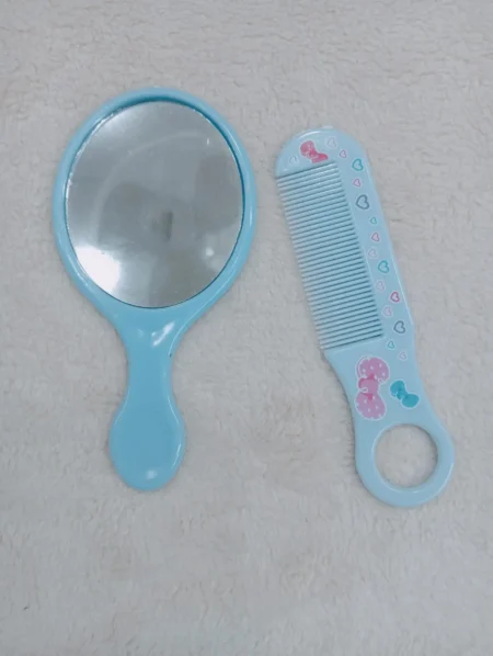Mirror & Hair Comb Set For Kids