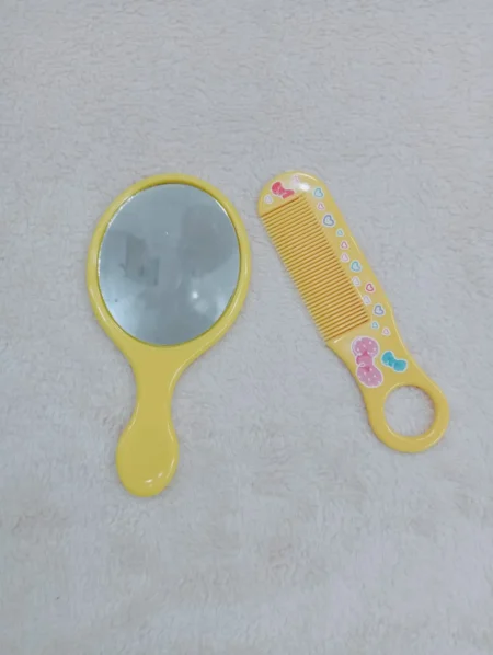 Mirror & Hair Comb Set For Kids