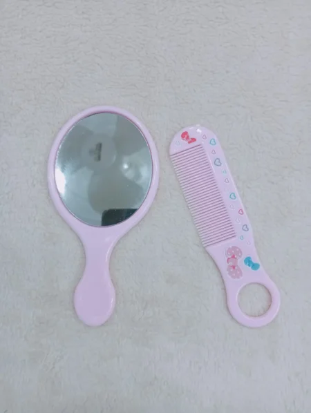 Mirror & Hair Comb Set For Kids