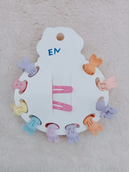 Cute Flower Hair Clip Set For Baby Girl - Image 2