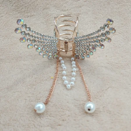 Angel Wings Tassel Hair Clip | Elegant Accessories For Girls - Image 4