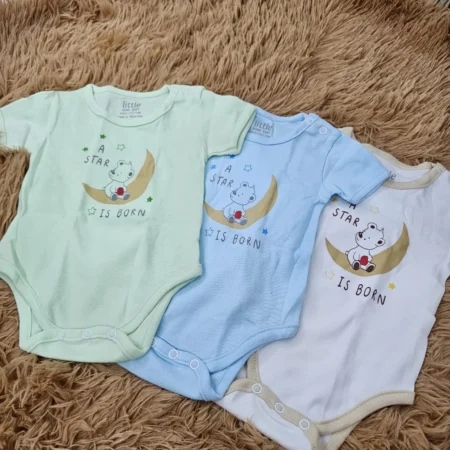 Little Home Baby Cotton Romper – Newborn to 3 Months - Image 4