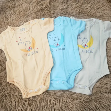 Little Home Baby Cotton Romper – 3 to 6 Months - Image 2